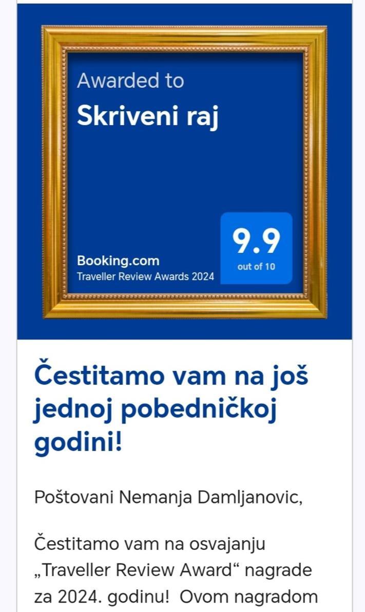 Skriveni Raj Guest House Gornji Milanovac Bagian luar foto